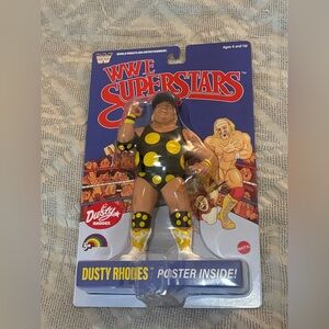 Dusty Rhodes WWE Superstars LJN Action Figure Purple Card Chase Variant New